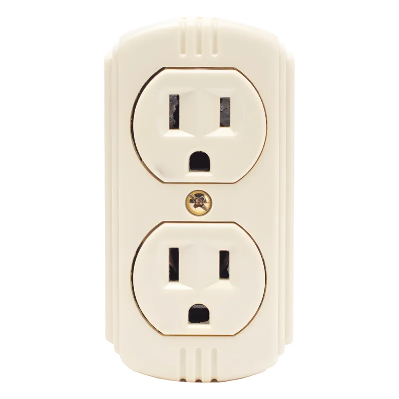 Contacto Dúplex 127 Vca, 15 A Max. Para Sobreponer (Sin perforar la superficie).