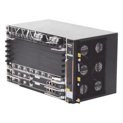 OLT Carrier Class Modular GPON, 6 Ranuras de Servicio, Incluye 1 Tarjeta de Servicio 16 puertos GPON, crecimiento hasta 96 puertos GPON, 6 UR, Gestión por UNM2000, CLI, (Incluye Instalación de software UNM2000)