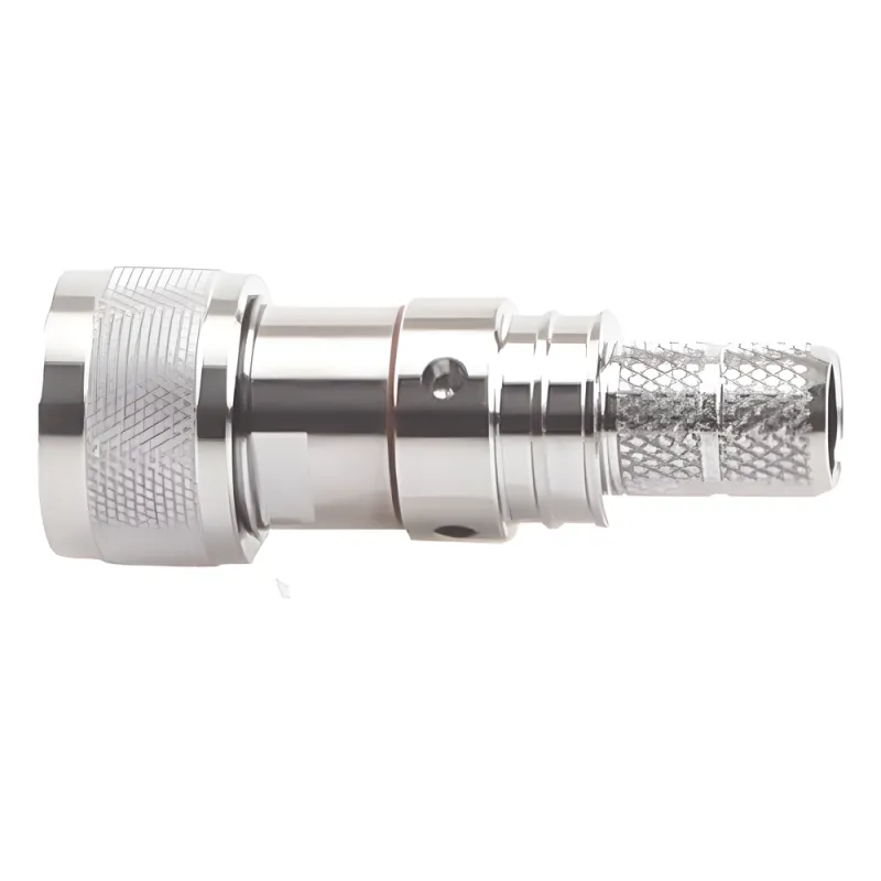 Conector UHF Macho Plegable con Pin Cautivo para cables RG8