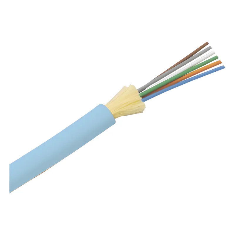 Cable de Fibra Óptica de 24 Hilos, Multimodo OM4 50/125 Optimizada, Interior, Tight Buffer 900um, No Conductiva (Dieléctrica), LSZH, Precio Por Metro