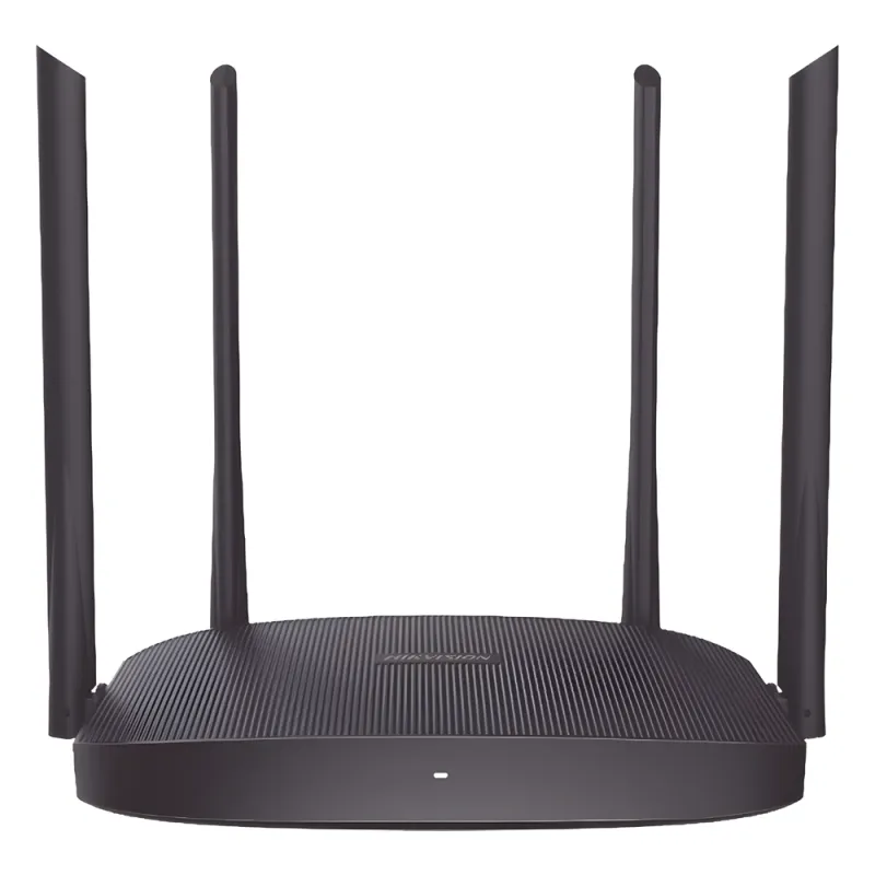 Router Inalámbrico WISP / Hasta 1200 Mbps / Doble Banda AC (2.4 GHz y 5 GHz) / 3 Puertos LAN 10/100 Mbps + 1 Puerto WAN 10/100 Mbps / 4 Antenas Externas Omnidireccional de 5 dBi / Interior