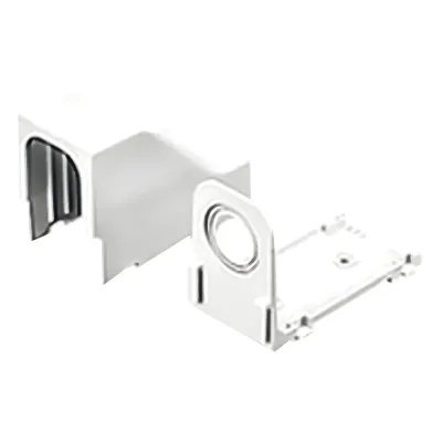 Accesorio Para Techo Falso/Entrada, Con Conexión Tubería 1/2 a 1 In, Compatible con Canaletas LD3, LD5 y LD10, Color Blanco