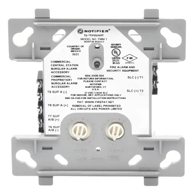 Módulo monitor direccionable para dispositivos de contacto normalmente abierto, compatible con FlashScan® y CLIP
