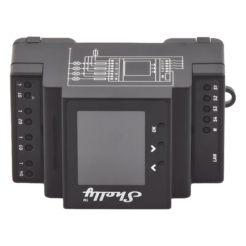 Relevador 40A inalámbrico WIFI y Ethernet / 4 canales inteligentes / 10A por canal, 110-230 V /montaje riel DIN