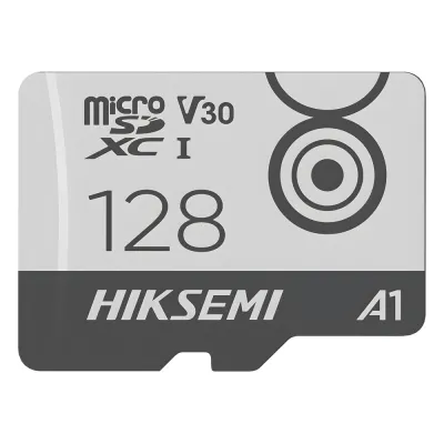 MicroSD HIKSEMI CITY GO / 128 GB / 100 MB/s Lectura / 90 MB/s Escritura / Clase 10 U3 V30 / TLC NAND / Especializada Para Videovigilancia Móvil 24/7