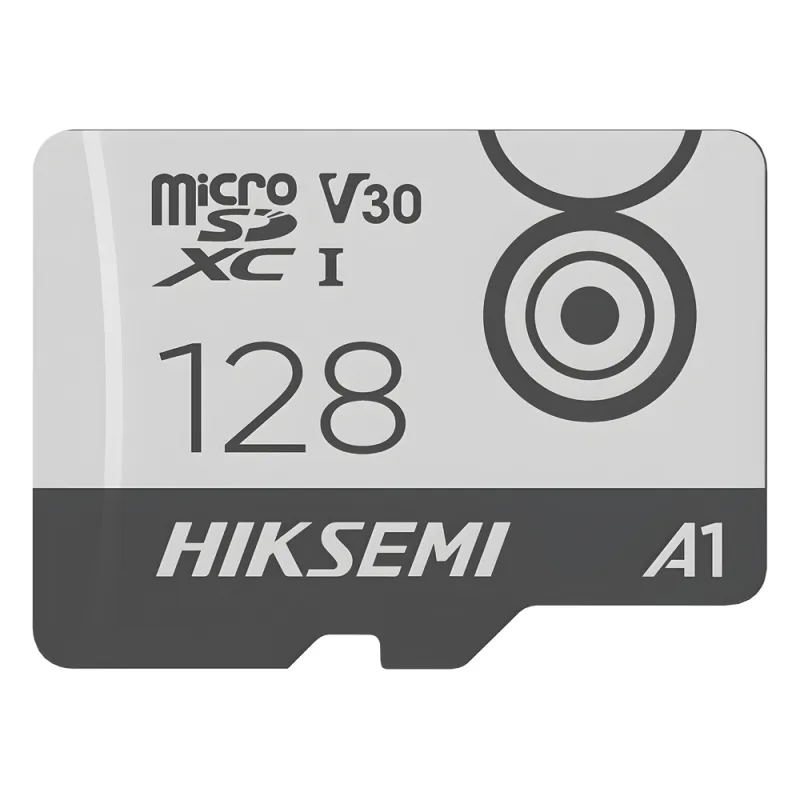 MicroSD HIKSEMI CITY GO / 128 GB / 100 MB/s Lectura / 90 MB/s Escritura / Clase 10 U3 V30 / TLC NAND / Especializada Para Videovigilancia Móvil 24/7