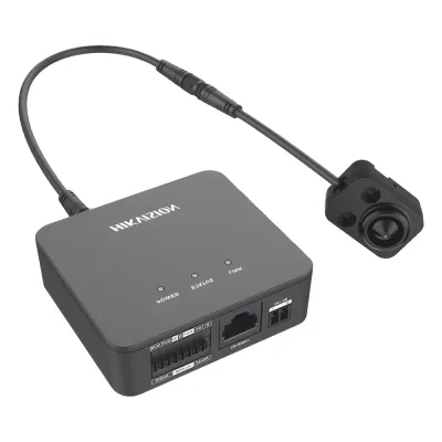 Pinhole IP 2 Megapixel / Lente 3.7 mm / 2 Mts Cable / PoE / Ideal para Cajeros Automáticos (ATM) / WDR / Micro SD / Cámara Tipo Block