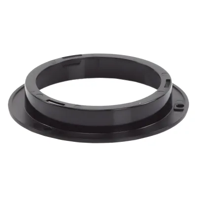 Brida de Policarbonato, Color Negro, Accesorio para Plafón Serie ED3040