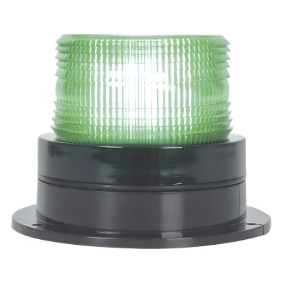 Burbuja Brillante de Larga Vida Útil, con 8 LEDs Color Verde, Domo Verde, 12Vcd