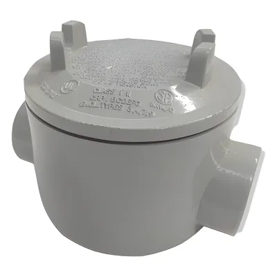 Caja con Tapa Tipo GRC de 1 1/2" (38.1 mm) / Caja a Prueba de Explosión / Para Áreas Peligrosas / Libre de Cobre.