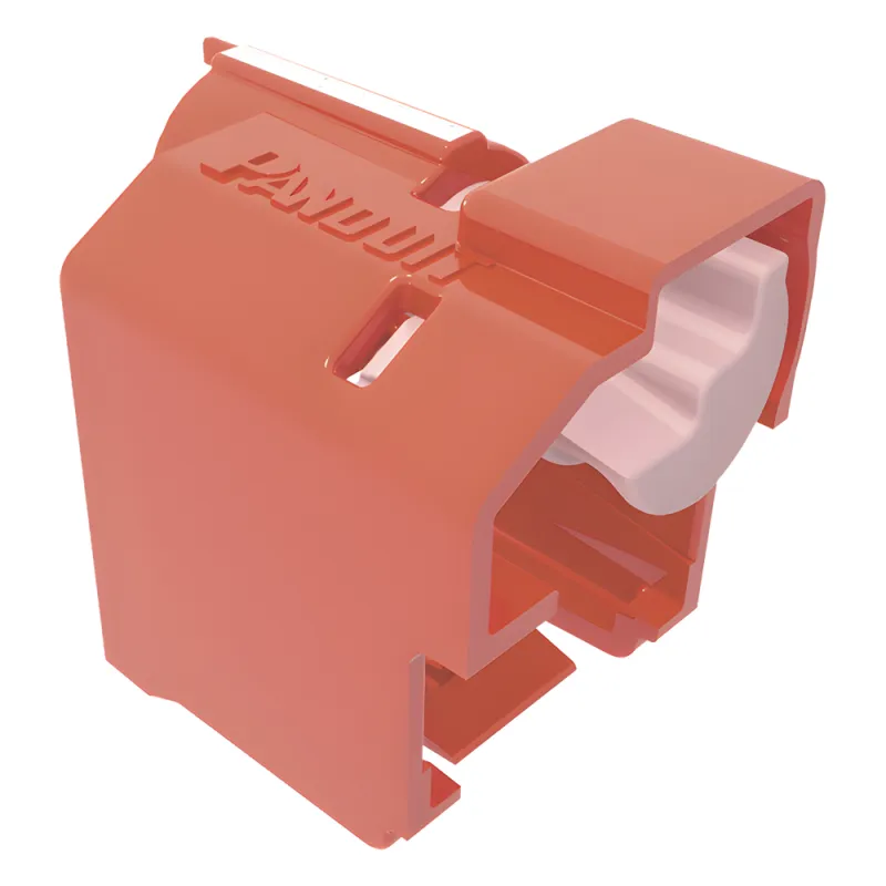 Kit de 10 Dispositivos Para Impedir Desconexión de Plug RJ45, Color Rojo, Incluye Herramienta para Instalar/Retirar