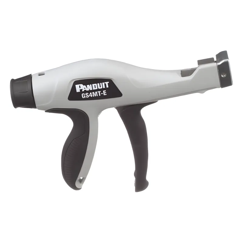 Pistola Manual para Instalación de Cinchos Pan-Steel® (Corbatas Acero Inoxidable), con Fuerza Controlada Configurable de 100 a 250 lb, y Corte Automático