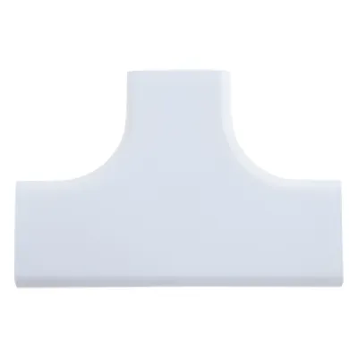 Accesorio en "T", para uso con canaleta LDPH10, material ABS, Color Blanco