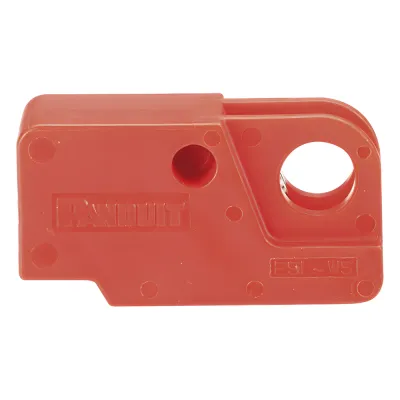 Dispositivo de Bloqueo LOTO para Interruptores Eléctricos de Palanca, de 15.2 x 22.3 mm, Color Rojo