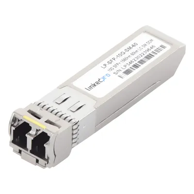 Transceptor Óptico SFP+ (Mini-Gbic) / Monomodo 1550 nm / 10 Gbps / 10GBASE-ER / Conectores LC/UPC Dúplex / DDM / Hasta 60 km