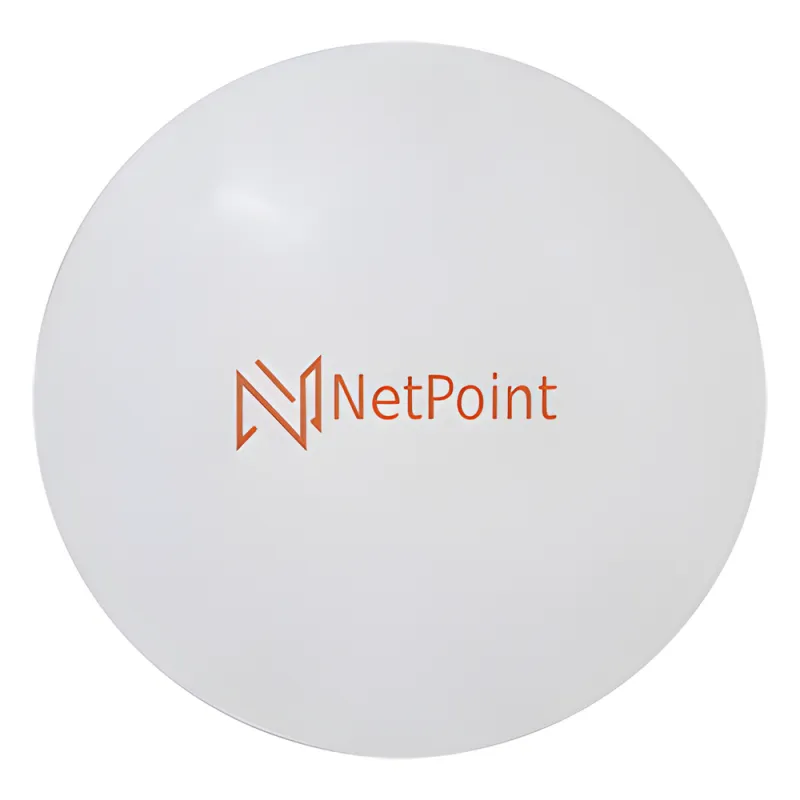 Antena de parabola profunda, blindada, con supresión al ruido de 6 ft, 4.9-6.4 GHz, Ganancia 41 dBi con SLANT de 45 ° y 90 °, ideal para distancias superiores a 100 km, Conectores N-hembra, montaje con alineación milimétrica.