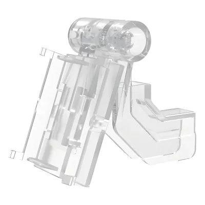 Gancho en T con Placa Trasera Adaptadora para Etiqueta de Tinta Electrónica / AccessPRO / Diametro 5-9 mm / Compatible con 2.13" - 2.66" - 2.9"