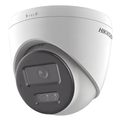 [Dual Light] Turret IP 6 Megapixel / Lente 2.8 mm / 30 mts IR + 30 mts Luz Blanca / Micrófono Integrado / ACUSENSE Lite / Exterior IP67 / H.265 / PoE / ONVIF / Micro SD