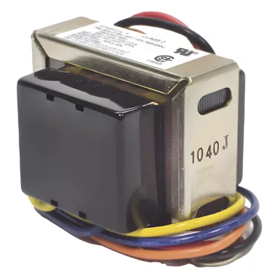 Transformador universal de 40 VA, entrada multi-voltaje 120/208/240 VAC a salida de 24 VAC, para circuitos de control de calefacción y aire acondicionado