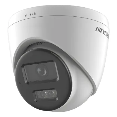 [Dual Light] Turret IP 8 Megapixel (4K) / Lente 2.8 mm / 30 mts IR + 30 mts Luz Blanca / Micrófono Integrado / ACUSENSE Lite / Exterior IP67 / H.265 / PoE / ONVIF / Micro SD
