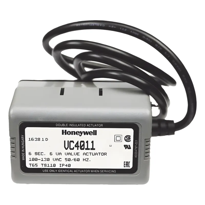 Actuador on/off para válvulas de 2 y 3 vías serie VC, 120 VCA, cierre hermético de 60 psi