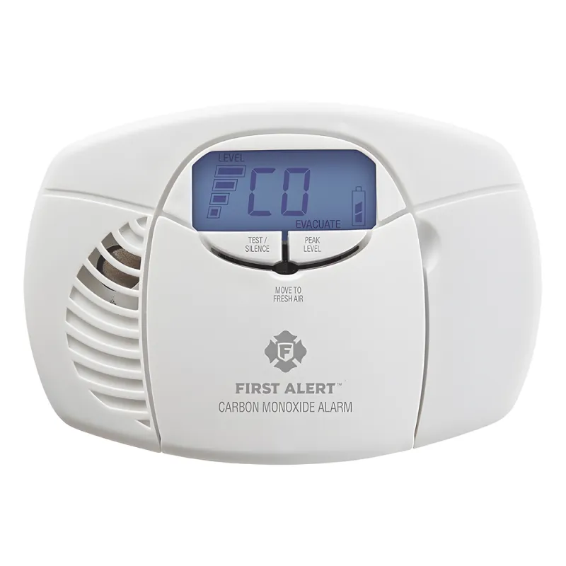 Alarma de monóxido de carbono (CO) operada por baterías con display digital