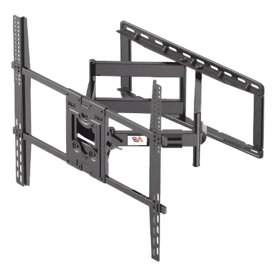 Montaje de Pared Universal Giratorio SP5-NB / Pantallas de 75" a 110" / VESA 400x400 a 800x600 mm / Carga 90.9 kg (200 lbs) / Inclinación +10° a -5° / Rotación 45° / Distancia de Pared 7.2 a 70 cm / Acero