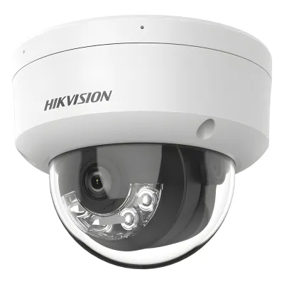 [Dual Light] Domo IP 8 Megapixel (4K) / Lente 2.8 mm / 30 mts IR + 30 mts Luz Blanca / Micrófono Integrado / IK08 / ACUSENSE Lite / Exterior IP67 / H.265 / PoE / ONVIF
