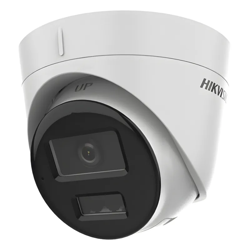 [Dual Light] Turret IP 2 Megapixel / Lente 2.8 mm / 30 mts IR + 30 mts Luz Blanca / Micrófono Integrado / ACUSENSE Lite / Exterior IP67 / H.265 / PoE / ONVIF