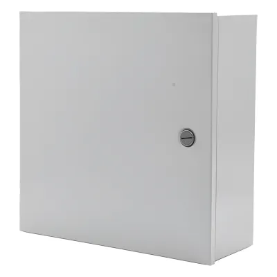 Gabinete de Acero, Uso Interior (Nema 1) de 80 x 60 x 20 cm con Placa Interna / Tipo Telefónico.