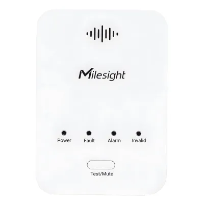 Sensor Detector de Fugas de Gas LoRaWAN / Alarma 85 dB / Salida de Relé y Válvula Solenoide / 800 Registros