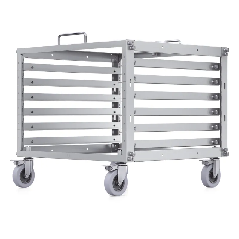 Rack Abierto 6U Compacto y Apilable sin Herramientas para Equipos UniFi, Ensamblaje Toolless, Ruedas con Seguro y Expansión a 12U con Kit de Apilado