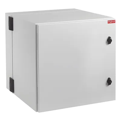 Gabinete Industrial ProTek de 12 UR de 612 x 600 x 760 mm Puerta Sólida de , Protección NEMA Tipo 4/12; IP66, Abatible, Fabricado en Acero, Color Gris Claro