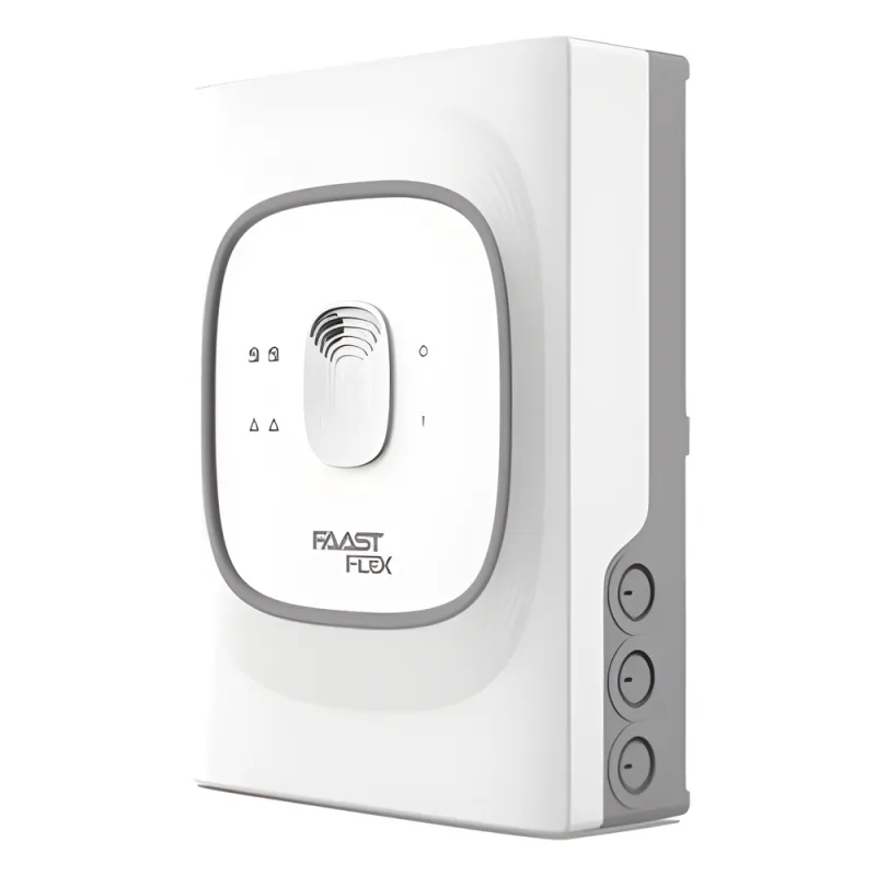 Detector de Humo por Aspiración FAAST FLEX / 1 Tubería / 1 Zona / hasta 1,600 m² de Cobertura / hasta 105 Metros de Tubería