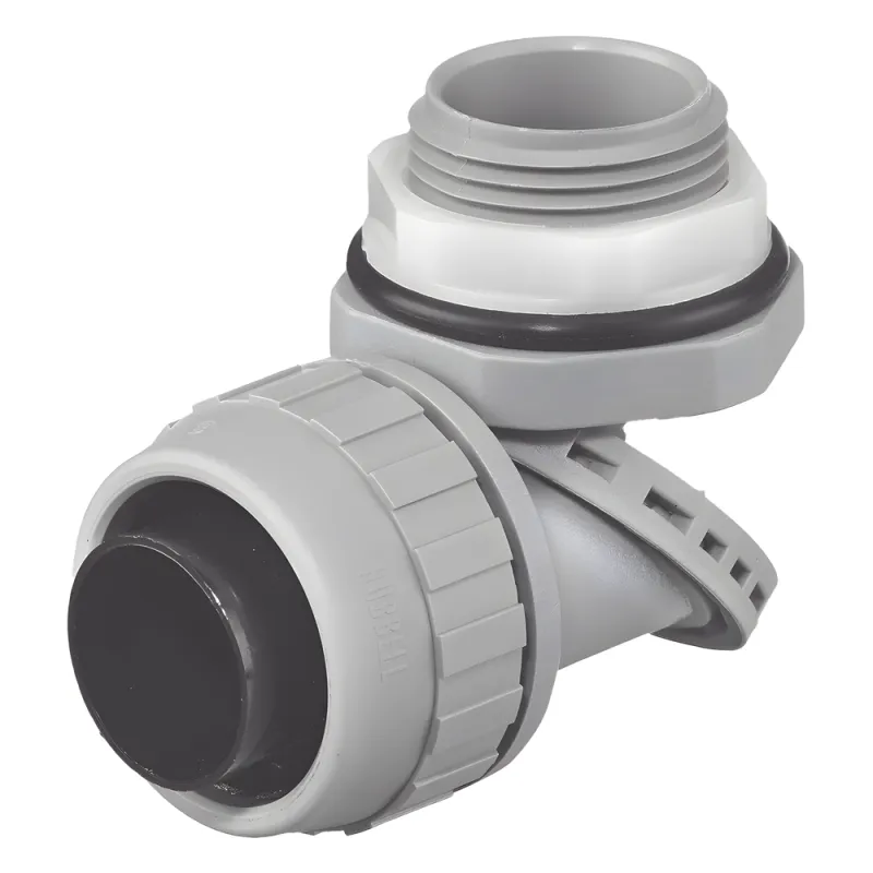 Conector Multi Posición de Nylon de 1" para Tubería Liquidtight Polytuff.