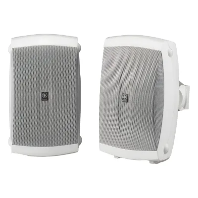 Altavoces de Montaje en Superficie de 2 vias | Woofer 5 in, Tweeter 0.5 in | Semi-Exterior, 6 ohms | Par Color Blanco