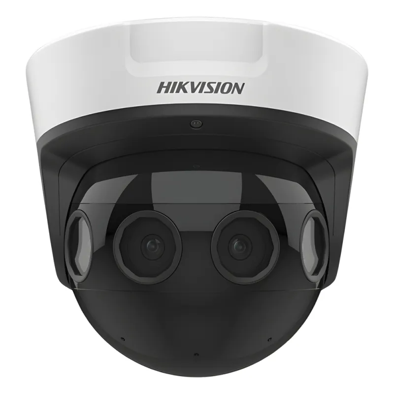 PanoVu Series / Vista Panorámica 180° / 16 Megapixel en Total / 4 Lentes 2.8 mm (4 Lentes 4 Megapixel) / 20 mts IR / Exterior IP67 / IK10 / 12 Vcc / PoE+ / Micro SD