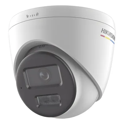 [Dual Light + ColorVu] Turret IP 4 Megapixel / Lente 2.8 mm / 30 mts IR + 30 mts Luz Blanca / Micrófono Integrado / ACUSENSE Lite / Exterior IP67 / WDR 120 dB / PoE / Micro SD