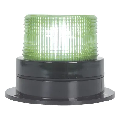 Burbuja Brillante de Larga Vida Útil, con 8 LEDs Color Verde, Domo Verde, 110 Vca