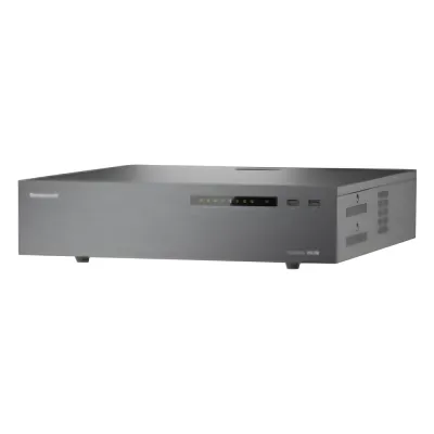 NVR / 64 Canales IP / 4K UHD / H.265 400 Mbps / 8 Bahías HDD 16 TB / RAID 1/5/6 / ONVIF / NDAA