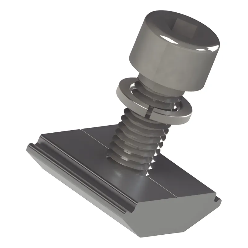 Conector N con tornillo para fijación en riel 5 y 8