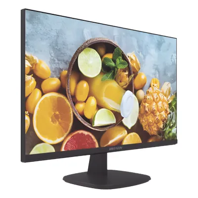 Monitor LED 4K de 27" / Ideal para CCTV, Oficina y Hogar / Entrada HDMI-DP / Montaje VESA (100 X 100) / Uso 24/7 / Backlight E-LED / Ultra Delgado