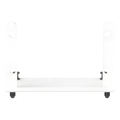 Soporte Para 2 Adaptadores de Fibra Óptica Opticom®, Para Uso con Gabinetes Multipropósito, de Instalación a Presión, Color Blanco