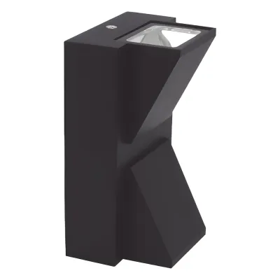 Lámpara Arbotante 6 W 330 lm / Dimensiones 141 x 80 mm / 85 - 265 Vca~ 50/60Hz / Luz Cálida 2 700 K / Uso en exterior IP 54.