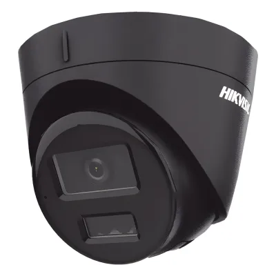 [Dual Light] Turret IP 4 Megapixel / Color Negro / Lente 2.8 mm / 30 mts IR + 30 mts Luz Blanca / Micrófono Integrado / ACUSENSE Lite / Exterior IP67 / H.265 / PoE / ONVIF / Micro SD