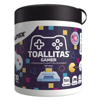 Toallitas Gamers, Excelente Opción Para Gamers Que Buscan Mantener Sus Consolas y Accesorios en Perfecto Estado, Libres de Suciedad y Protegidos Contra Bacterias
