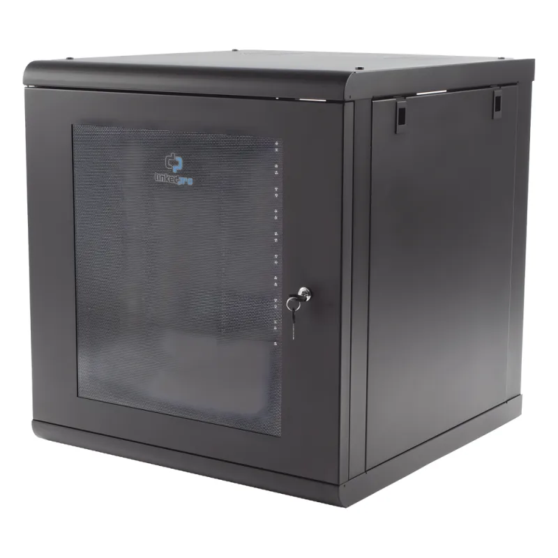 Gabinete de Pared 16U de 635 mm de Profundidad, Rack de 19 in en Acero Reforzado: Compacto y Resistente para Soluciones Profesionales