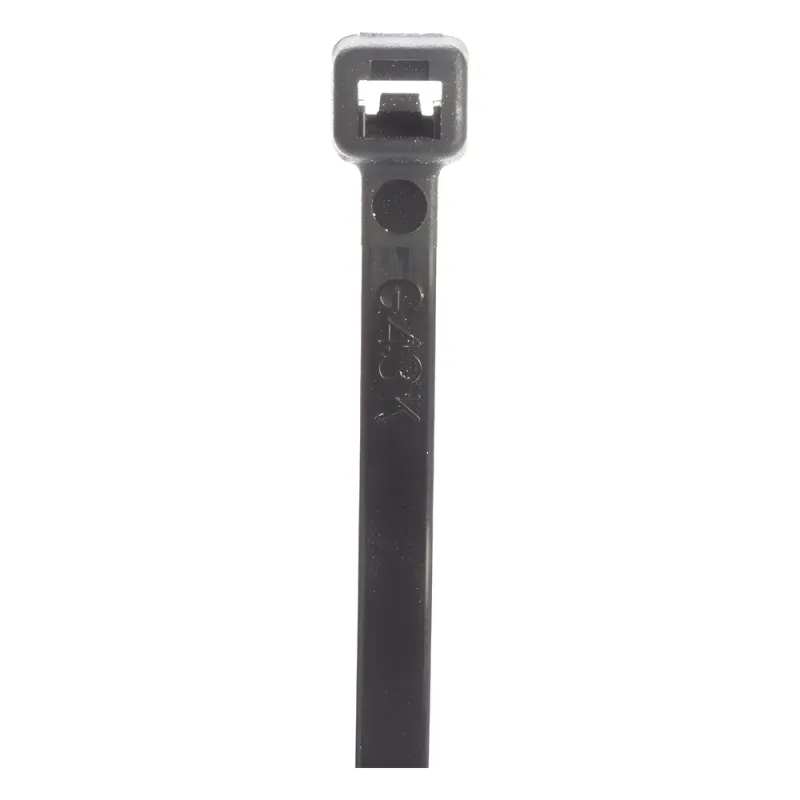 Cincho STRONGHOLD, 430 mm largo x 4.8mm ancho, Tensión 50 lb (222 N) Nylon 6,6 Color Negro, Paquete de 1000 Piezas