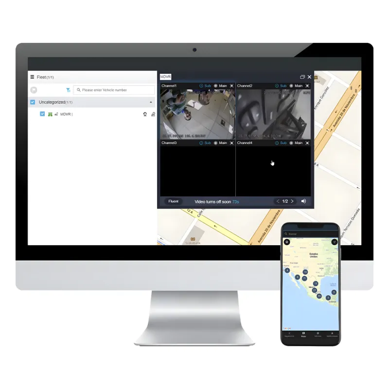 Plataforma Avanzada para Rastreo GPS, Telemática Vehicular / (Licencia por un año para un localizador GPS, Activación por codigo para server US) (Video no disponible)
