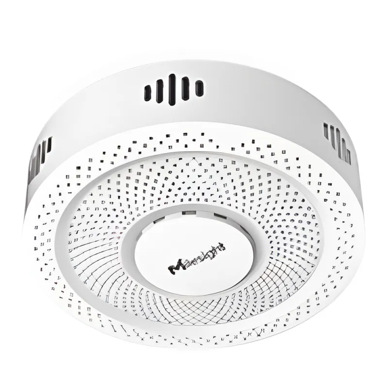 Detector de Vapeo y Humo GS601 LoRaWAN® / Sensores Múltiples (Vape, Humo, TVOC, PM1.0/2.5/10, Temperatura, Humedad) / Alarma LED y Buzzer 70dB / NFC para Configuración / IP30 / para BMS y Edificios Inteligentes